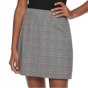 Candie’s Plaid Print Pencil Mini Skirt Size XS